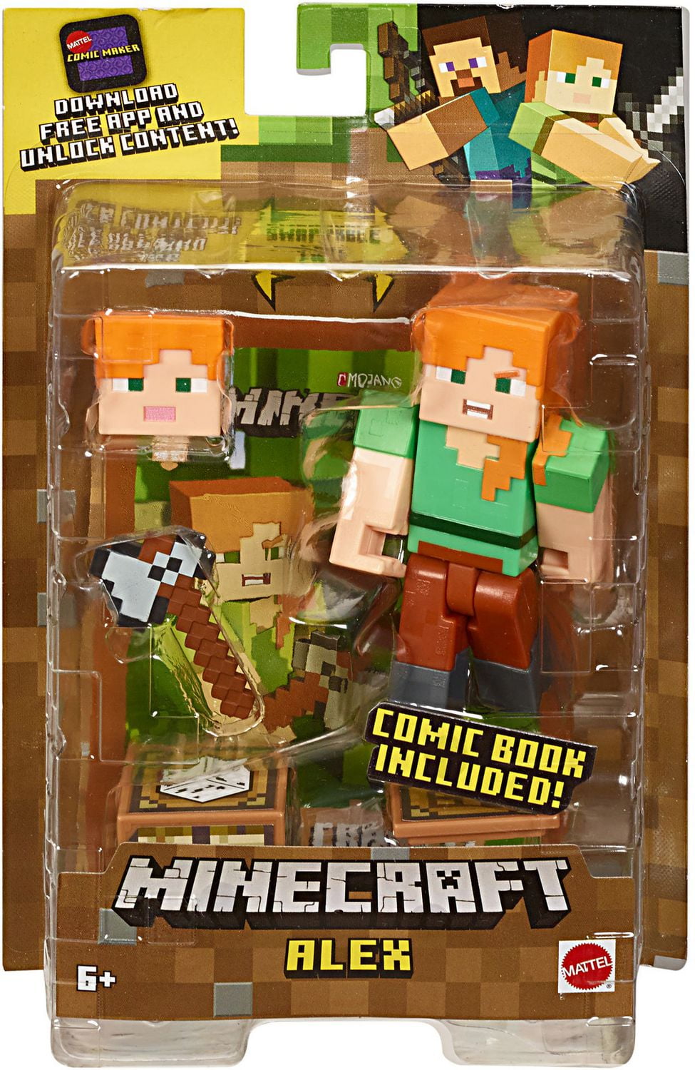 Minecraft Comic Maker Alex Action Figure Walmart