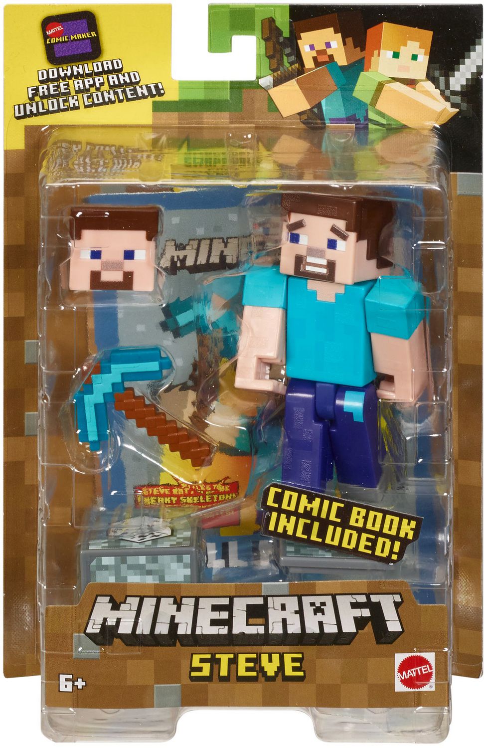 Minecraft comic maker action shop figure