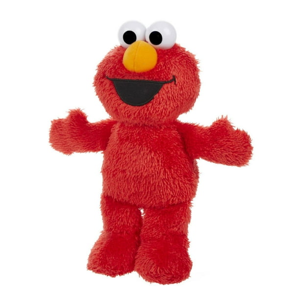 Sesame Street Little Laughs Tickle Me Elmo, jouet en peluche qui parle et  rit, 25 cm, pour jeunes enfants, dès 12 mois 