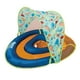 SwimSchool BabyBoat en tissu avec siège réglable et 2 jouets, dinosaures bleus – image 1 sur 8