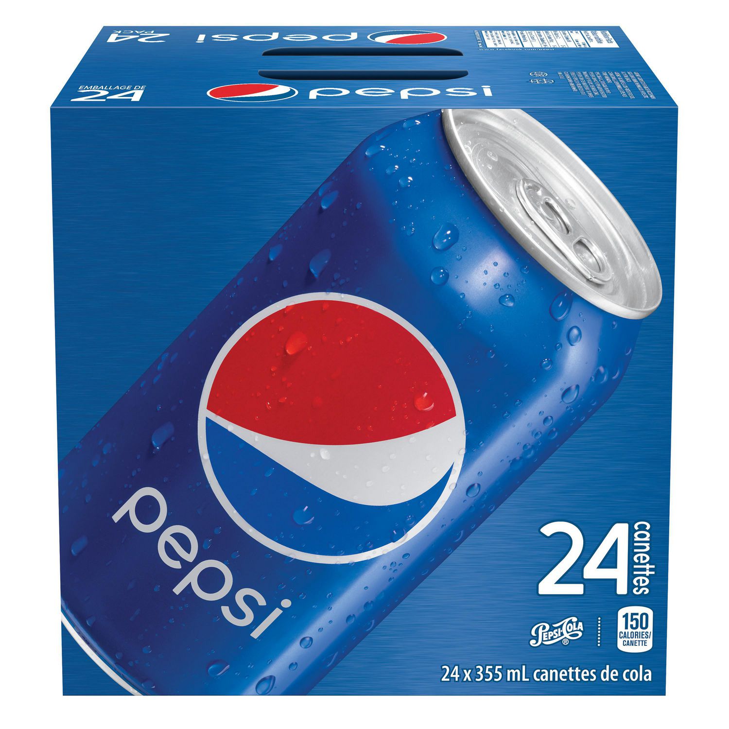 Pepsi, 355mL Cans, 24 Pack | Walmart Canada