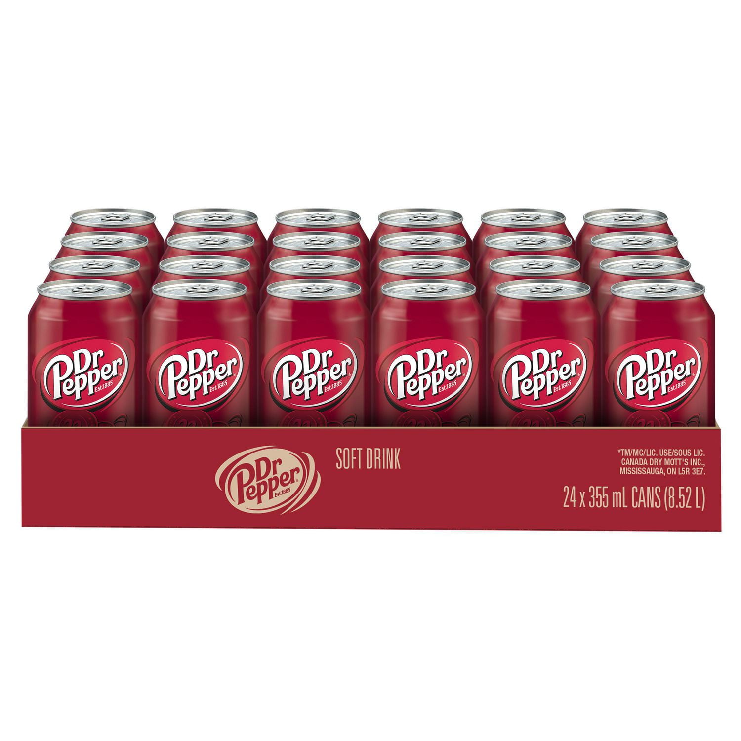 Dr Pepper, 355mL Cans, 24 Pack Walmart Canada