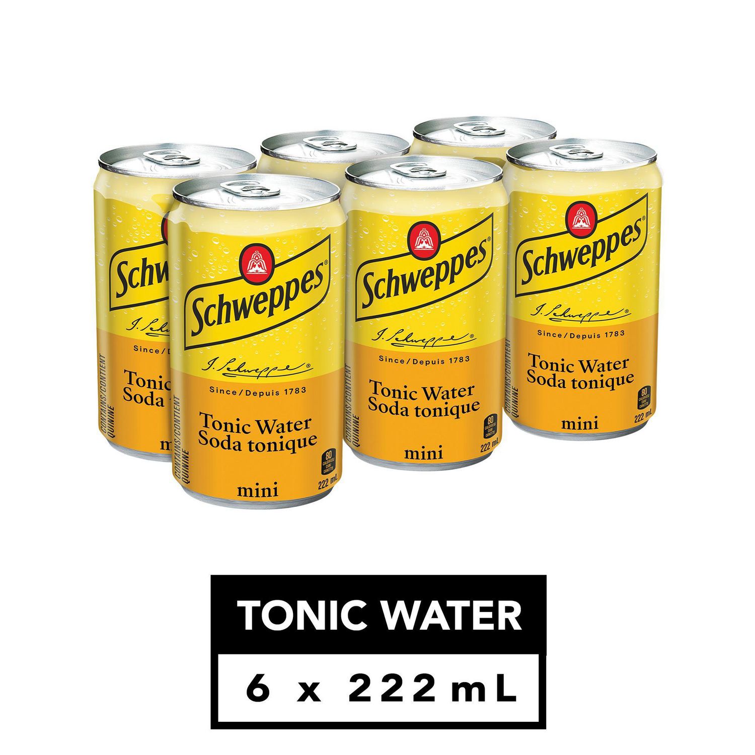 Schweppes Tonic Water Sleek Cans Walmart Canada