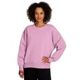 thumbnail image 1 of Reebok Women's Weekender Oversized Crewneck Sweatshirt, 1 of 4