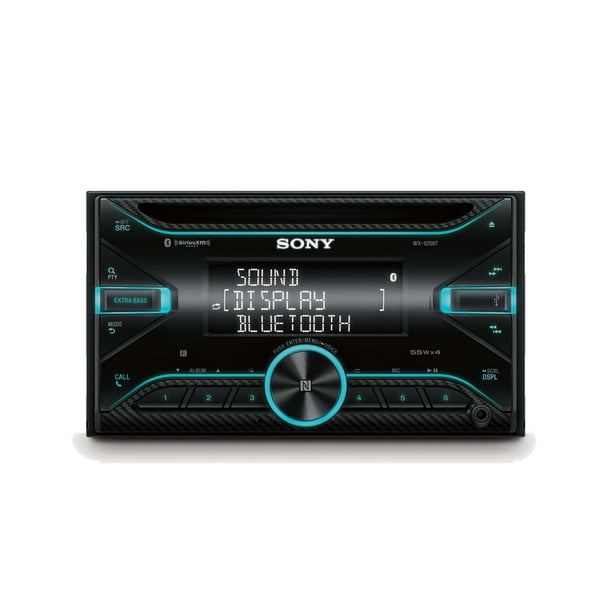 Récepteur audio CD avec NFC et connectivité Bluetooth(MD,1), contrôle vocal et amplificateur 4x 55 W WX-920BT Sony