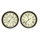 Ensemble thermomètre et horloge décoratif – image 1 sur 1
