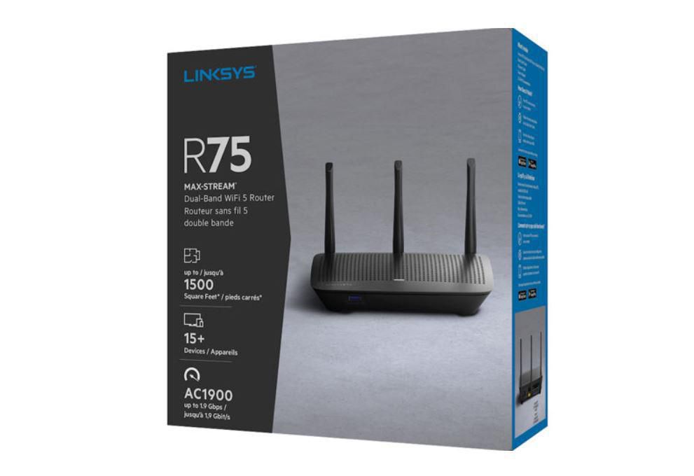 Linksys Wireless AC1900 Dual-Band Wi-Fi 5 Router (EA7500V3-CA