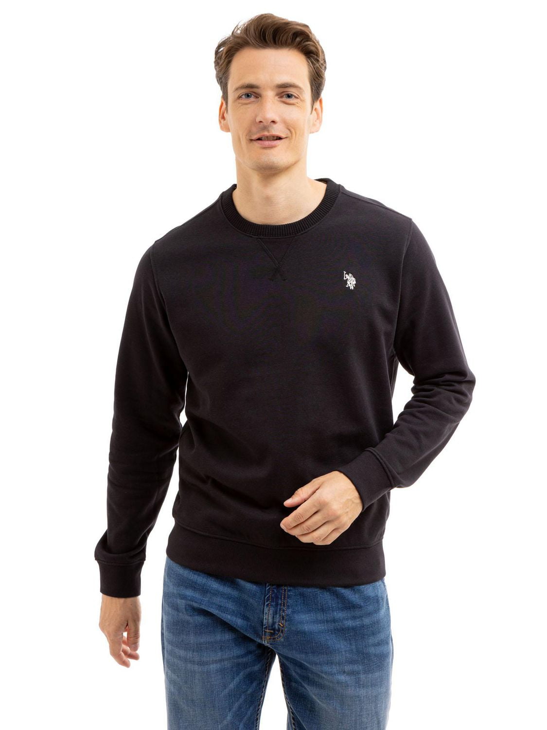 U.S. Polo Assn. Men's Fleece Crewneck Pullover
