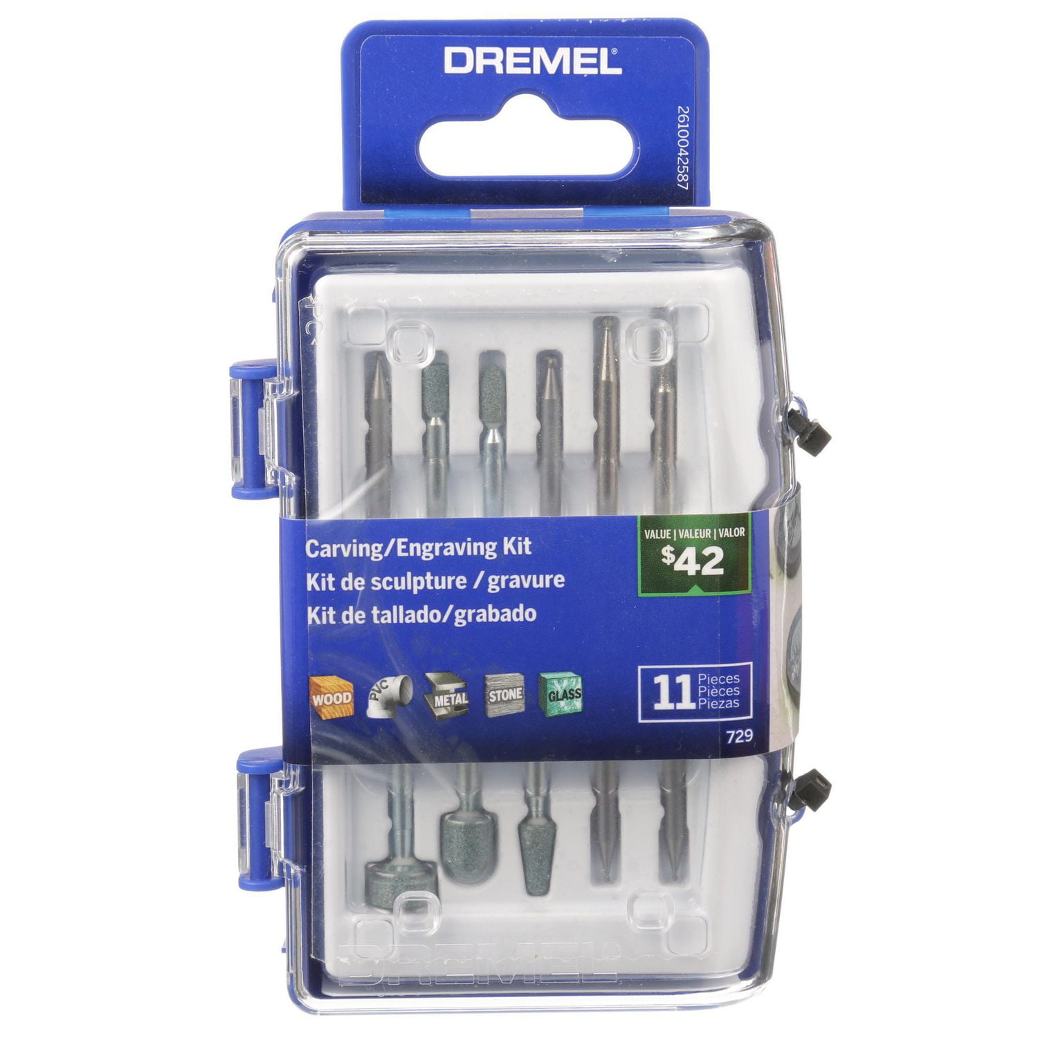 Dremel 729-02 11 PC Carving/Engraving Accessory Micro Kit | Walmart Canada