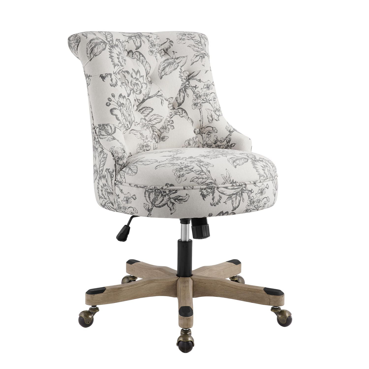 Floral swivel chair sales