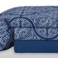 thumbnail image 2 of Ensemble de draps imprimées 4 pièces Dynasty Bleu, 2 of 3