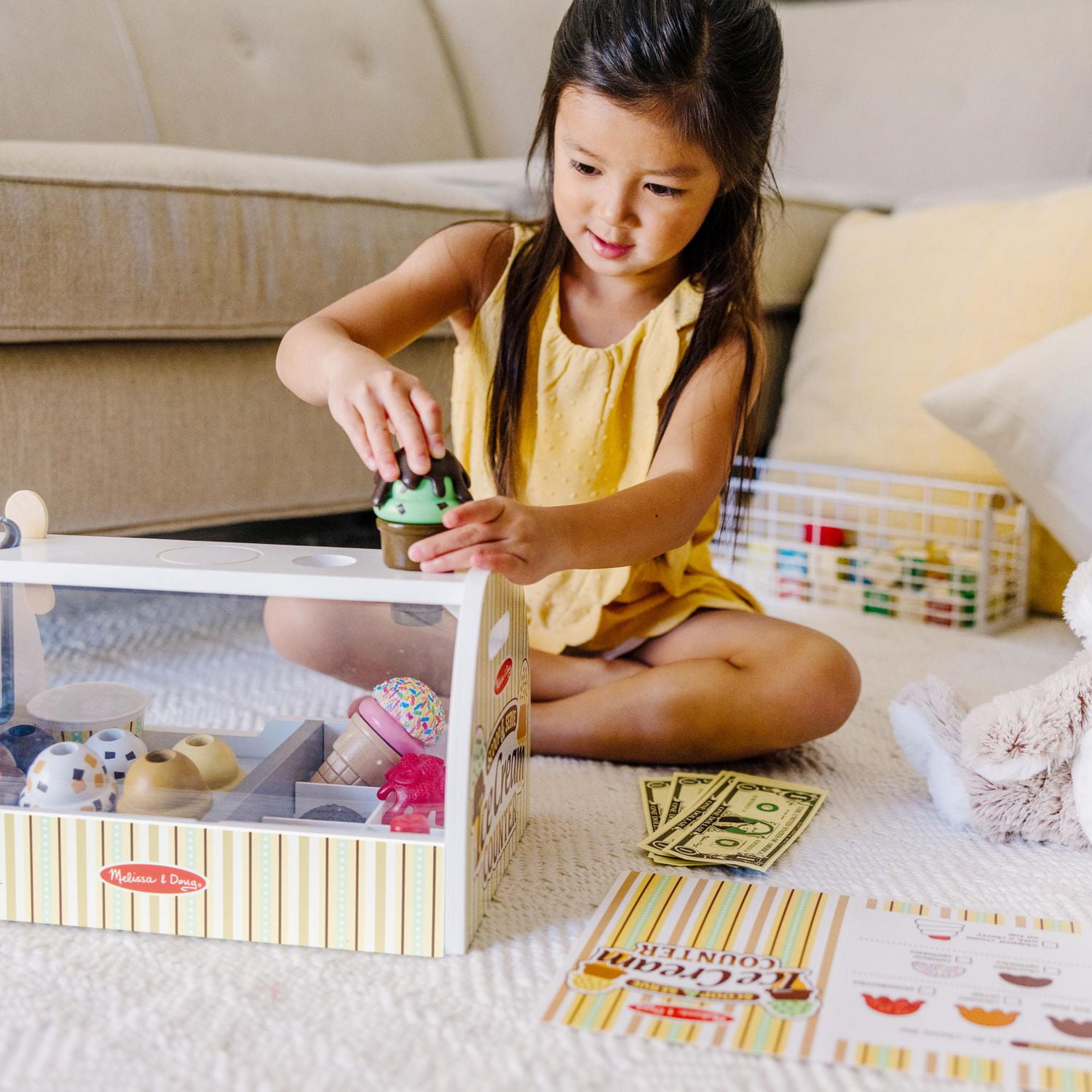 Melissa and doug wooden ice cream counter online