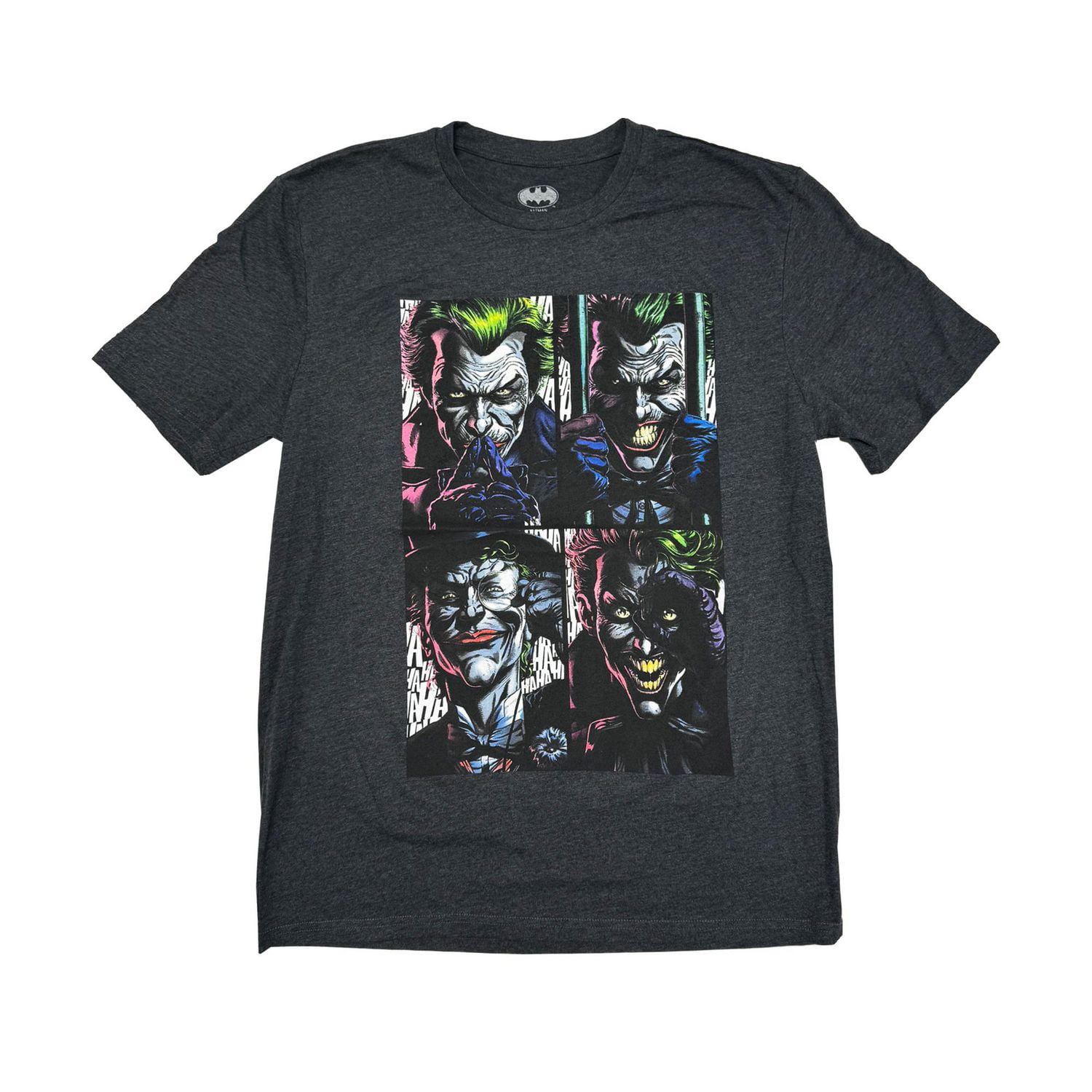 Batman T-shirt à manches courtes Joker Squares pour hommes Tailles: P-TG