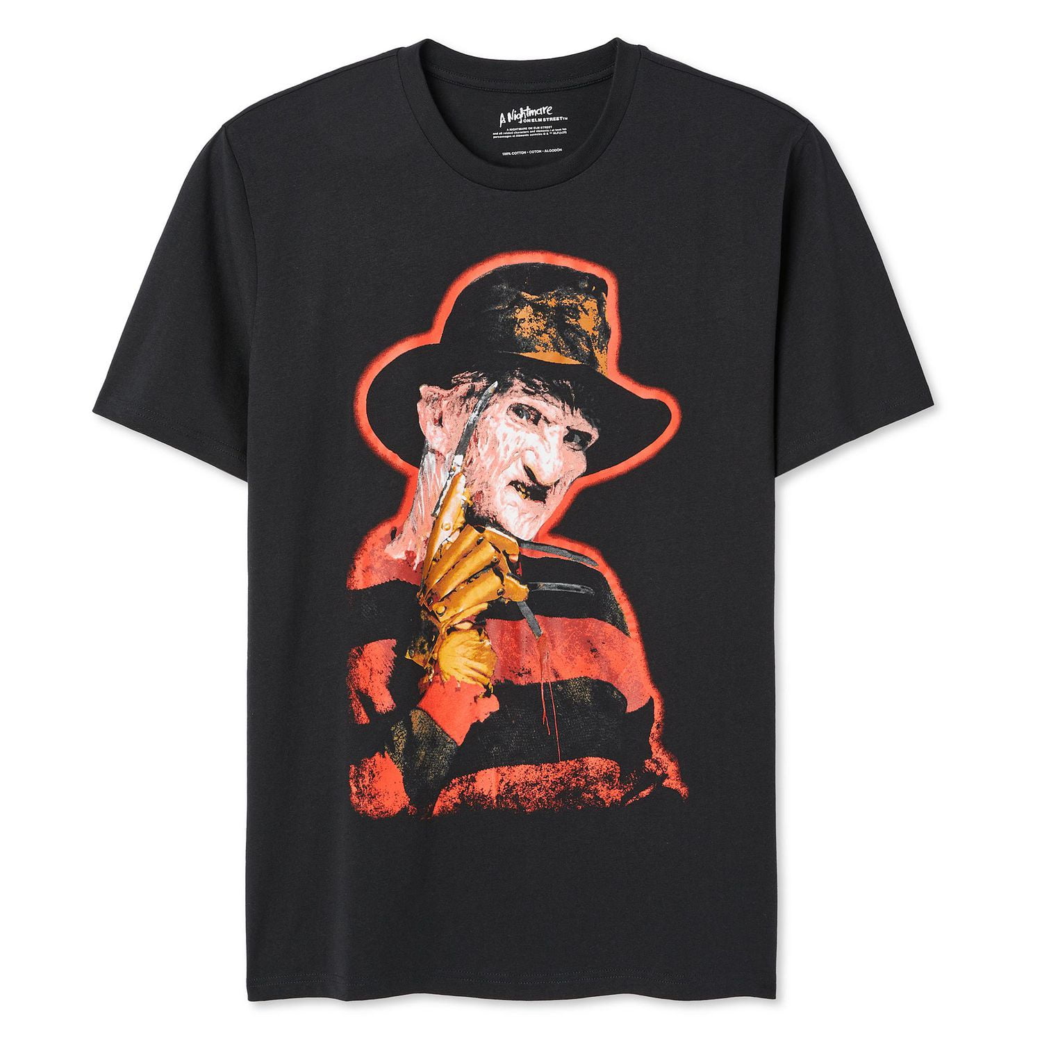 A Nightmare on Elm Street Men's Freddy Short Sleeve Tee, Sizes S-XL
