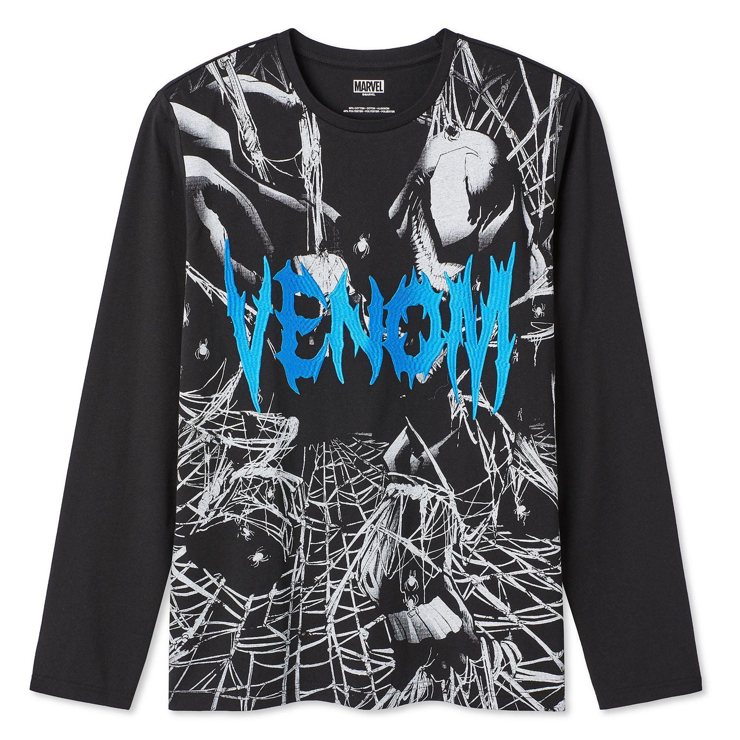 Marvel Men's Venom Long Sleeve Tee
