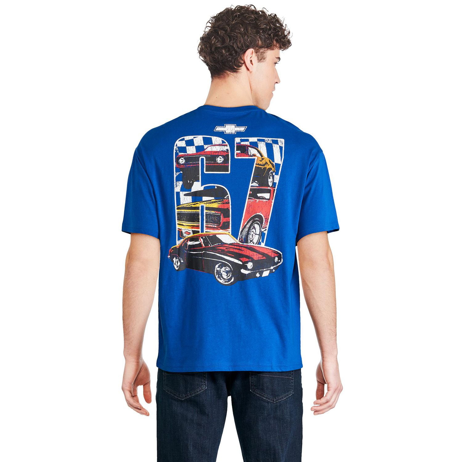 General Motors Men's Chevrolet Racing Tee, Sizes S-XL