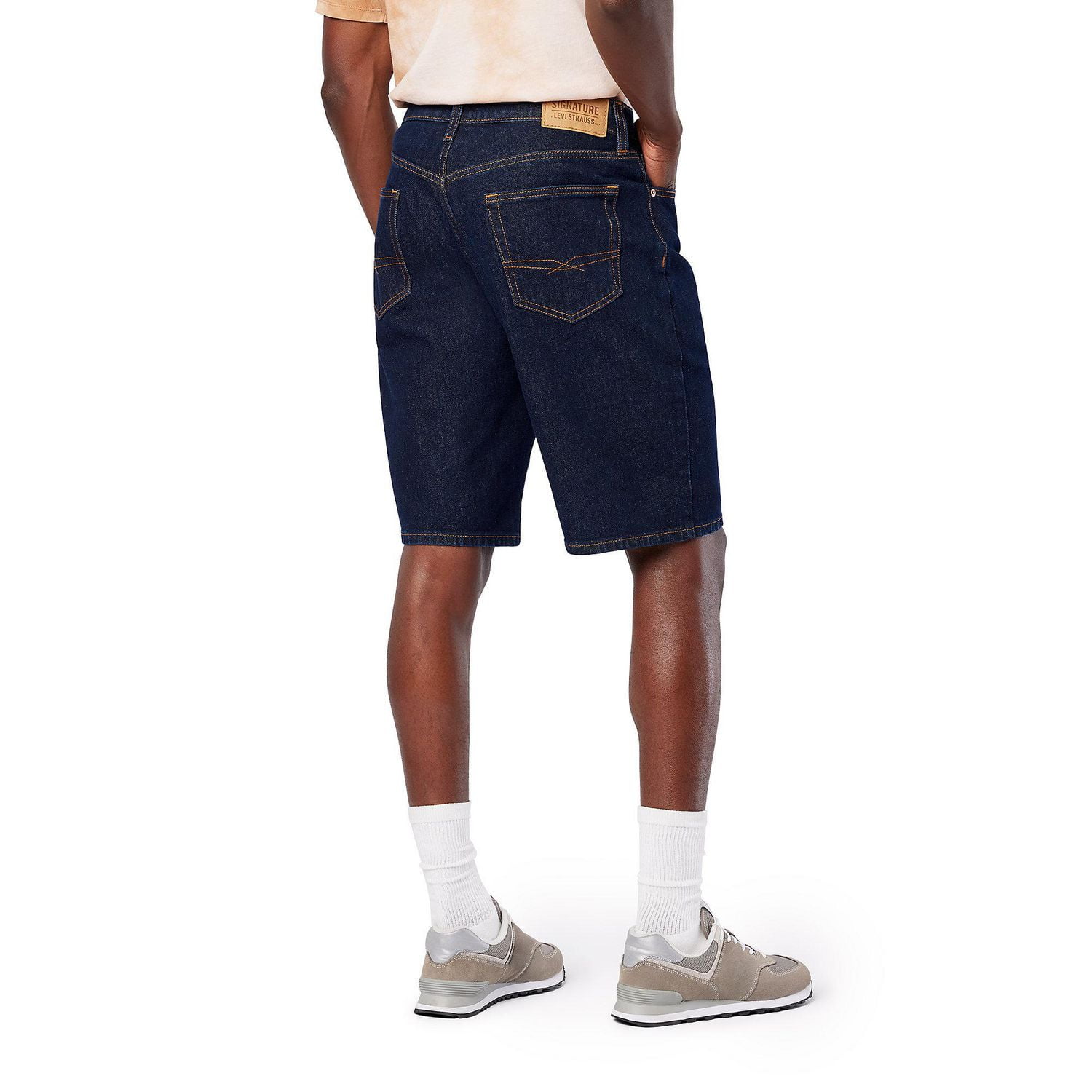 Signature by Levi Strauss & Co.™ Men’s Straight Fit Jean Shorts, Available sizes: 28 – 42