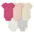 thumbnail image 2 of George Baby Girls' Bodysuit 5-Pack, 2 of 2
