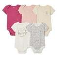 thumbnail image 1 of George Baby Girls' Bodysuit 5-Pack, 1 of 2