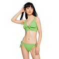 thumbnail image 1 of No Boundaries Women's Front Tie Bikini Top, 1 of 6