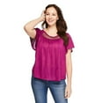 thumbnail image 1 of Iyla Women's Smocked Peasant Top, 1 of 6
