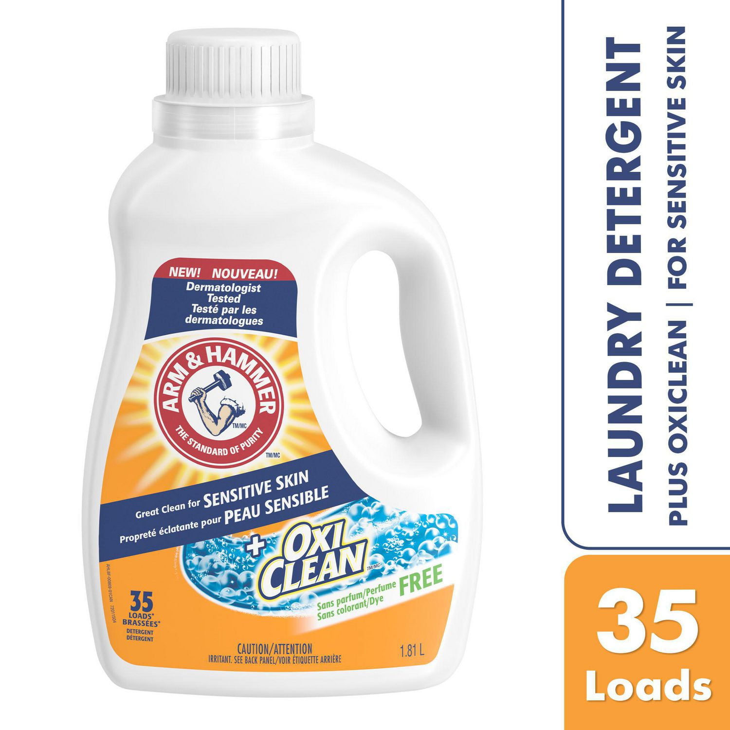Arm & Hammer plus OxiClean Sensitive Skin Walmart Canada