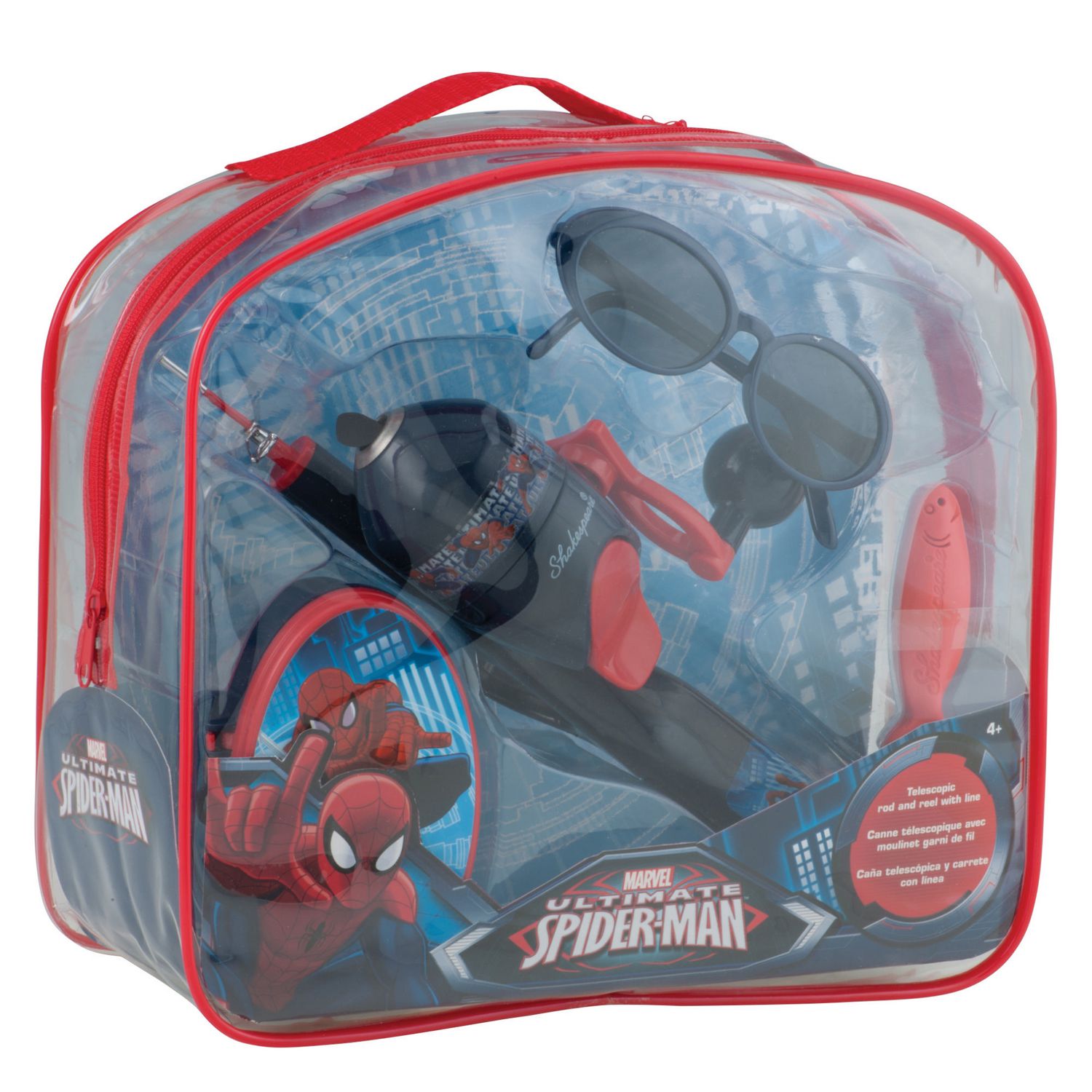 Shakespeare Spiderman Kids Fishing Backpack Kit 