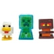 Minecraft – Coffret de 3 figurines de collection – Poulet, Creeper électrifié et Cube magmatique – Série 2 – image 3 sur 6