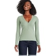 thumbnail image 1 of George Women's Long Sleeve Henley, 1 of 6
