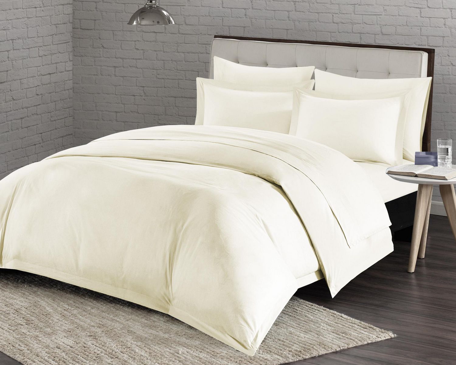 Millano Spa Ivory 4 Piece Duvet Cover Set Walmart Canada