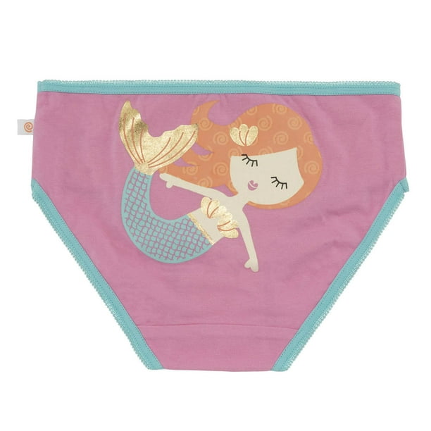 Zoocchini - Organic Cotton Toddler Girls Underwear Coral Caribe - 3 Pack 