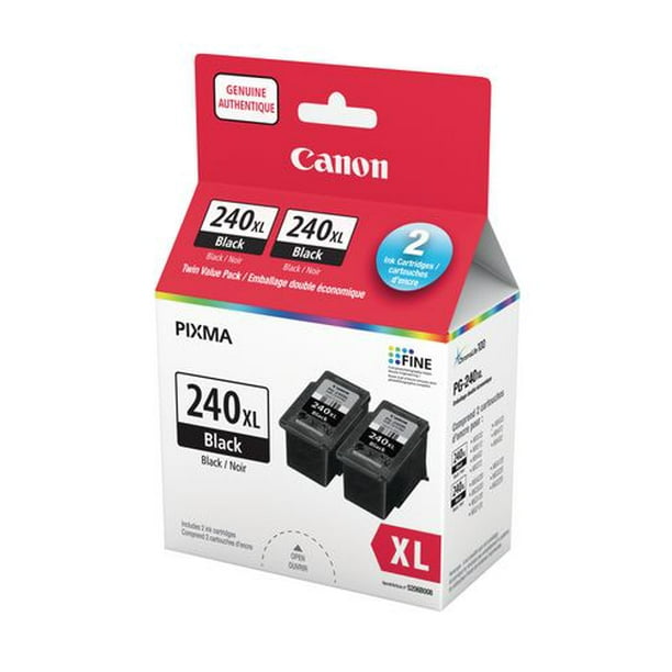 Canon Encre PG-240XL, paq. de 2 Noir