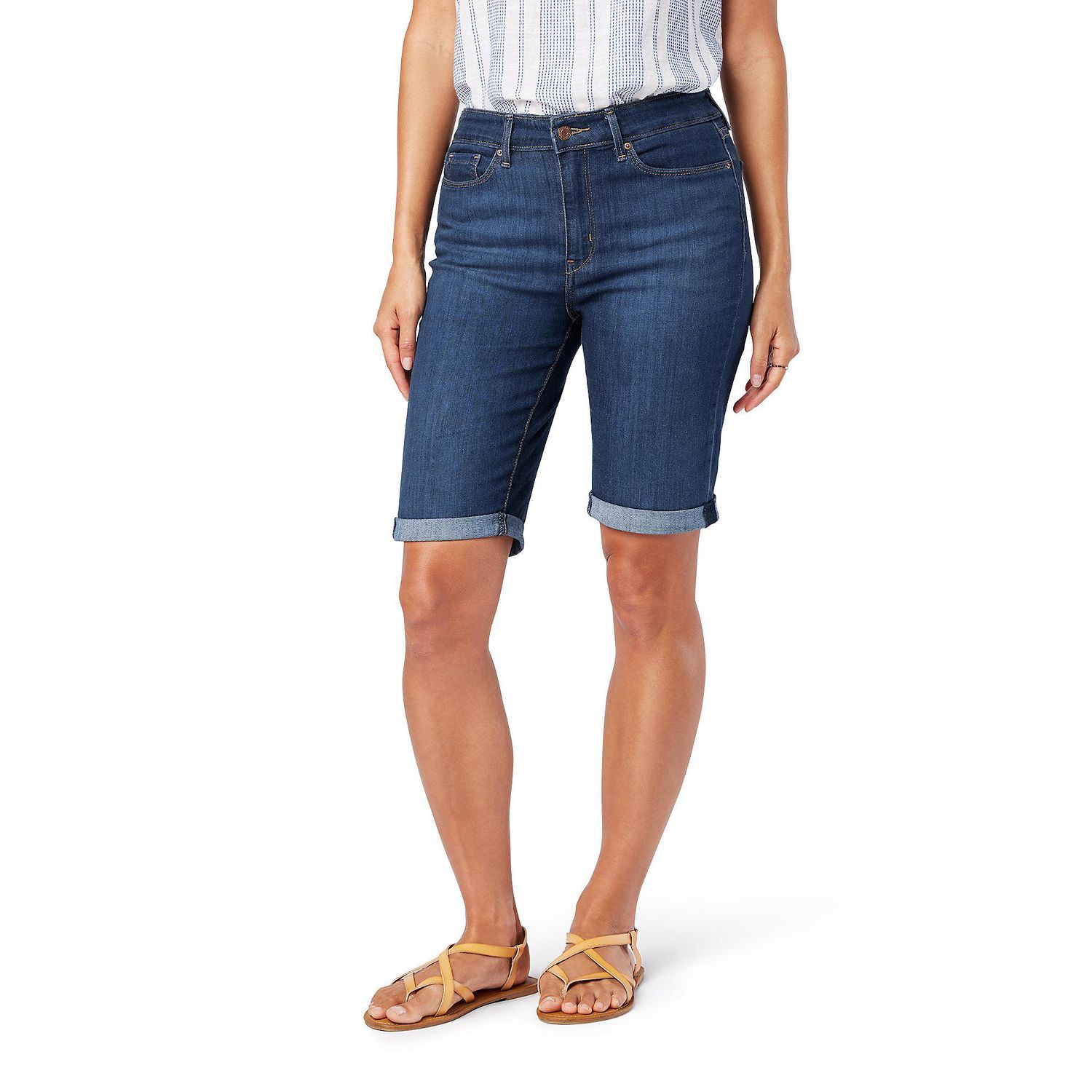 Signature by Levi Strauss & Co.® Women's Mid-Rise Bermuda Shorts