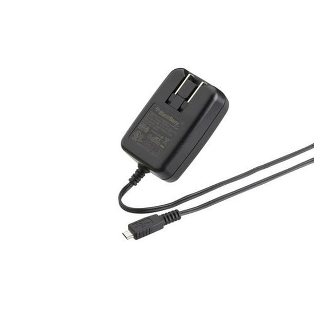 Chargeur micro-USB à broches repliables de BlackBerryMD