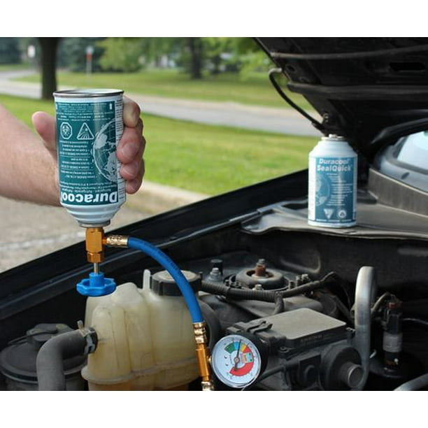 Kit de recharge de gaz clim auto Frostycool 134 + raccordement R134a D