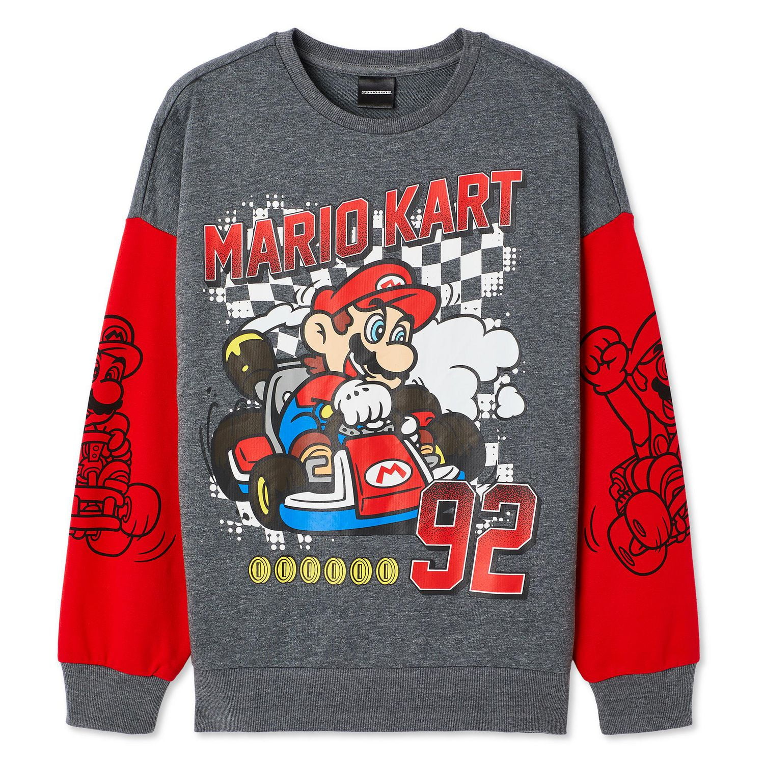 Coton ouaté Mario Kart Nintendo pour garçons Tailles TP–TG