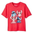 thumbnail image 3 of T-shirt à manches courtes Stitch Disney pour filles, 3 of 3