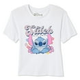 thumbnail image 3 of T-shirt à manches courtes Stitch Disney pour filles, 3 of 3