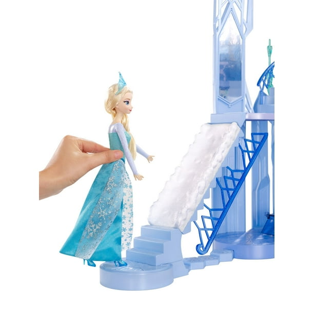  Mattel Disney Frozen Toys, Elsa Ice Palace Storytime Stackers,  Castle Doll House Playset with Small Doll & 8 Accessories : Toys & Games