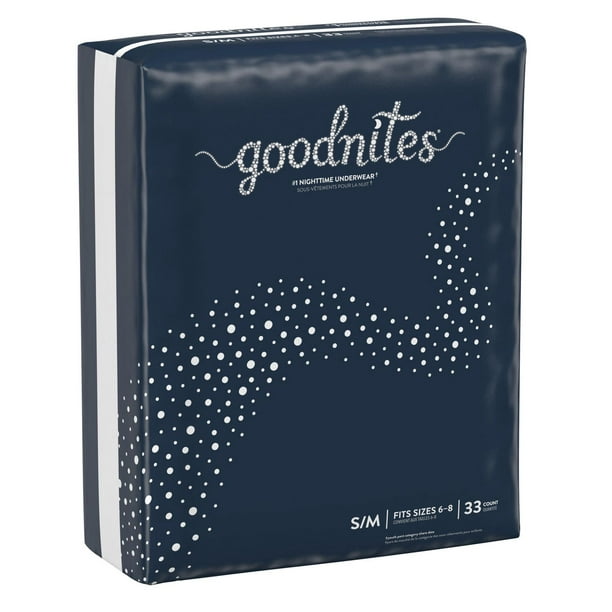 Goodnites Nighttime Bedwetting Underwear for Girls, S/M, 99 Ct