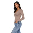 thumbnail image 2 of George Women's Cross-Over Bodysuit, 2 of 6