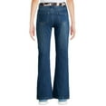 thumbnail image 2 of Justice Girls' Belted Flare Jean, 2 of 3