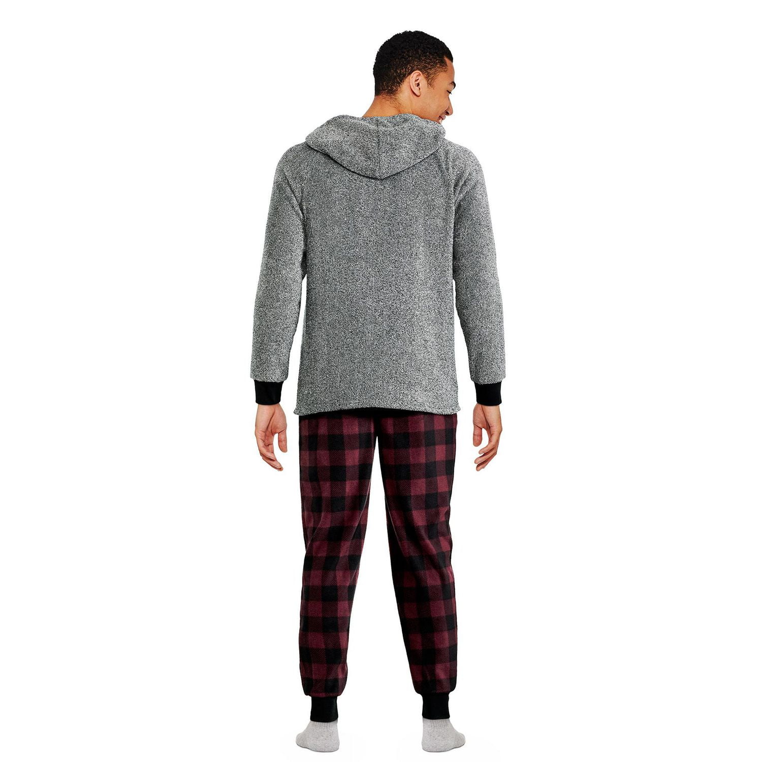 George Men's Plush Knit Pajamas 2-Piece Set