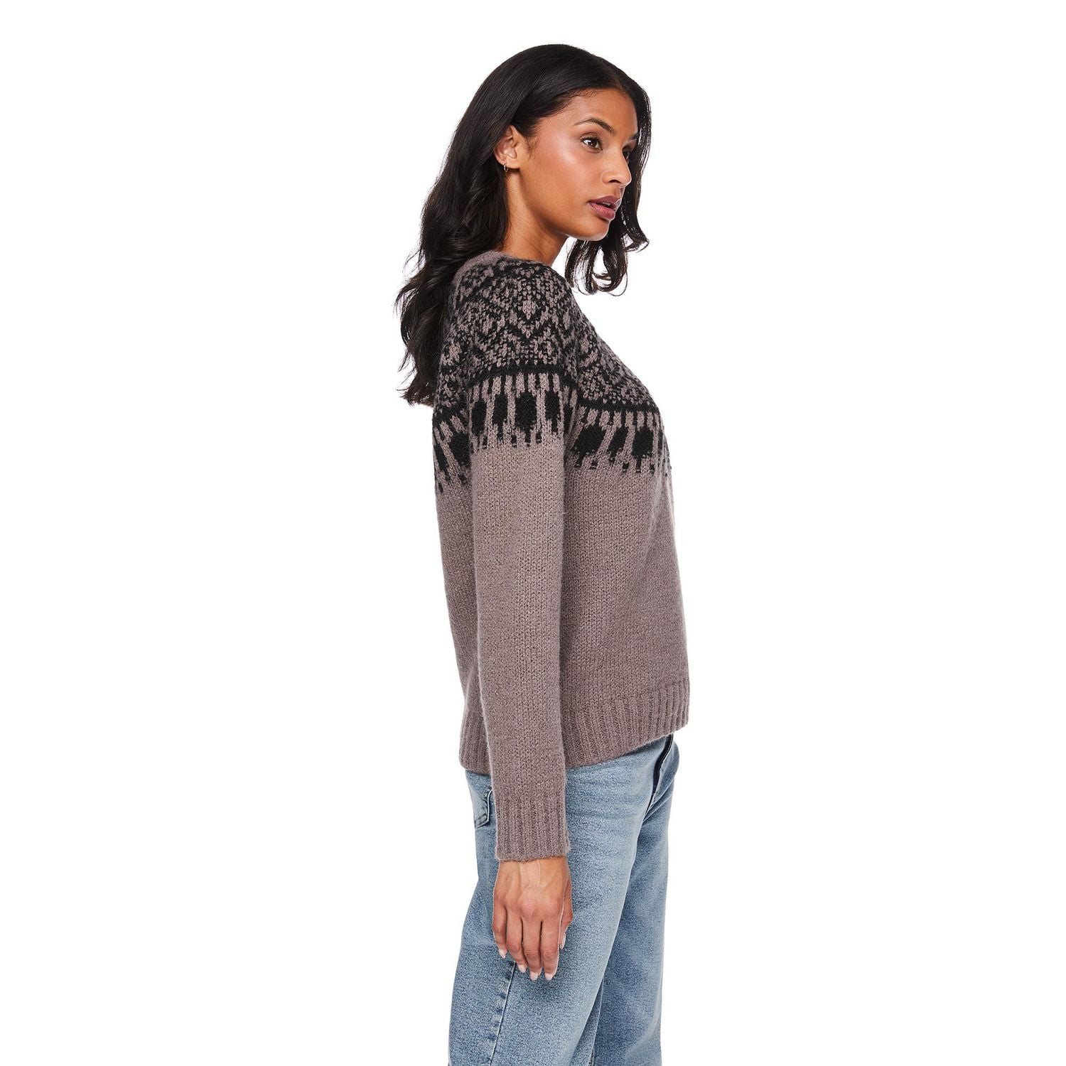 George Women's Fair Isle Sweater, Sizes XS-XXL