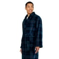 thumbnail image 2 of George Men's Plaid Fleece Robe, 2 of 6