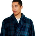 thumbnail image 4 of George Men's Plaid Fleece Robe, 4 of 6