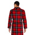 thumbnail image 3 of George Men's Plaid Fleece Robe, 3 of 6
