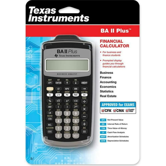 Texas Instruments BA-II Plus Advance Financial Calculator
