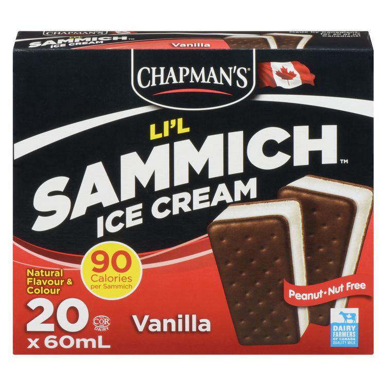 Chapman S Vanilla Ice Cream Li L Sammich Walmart Canada