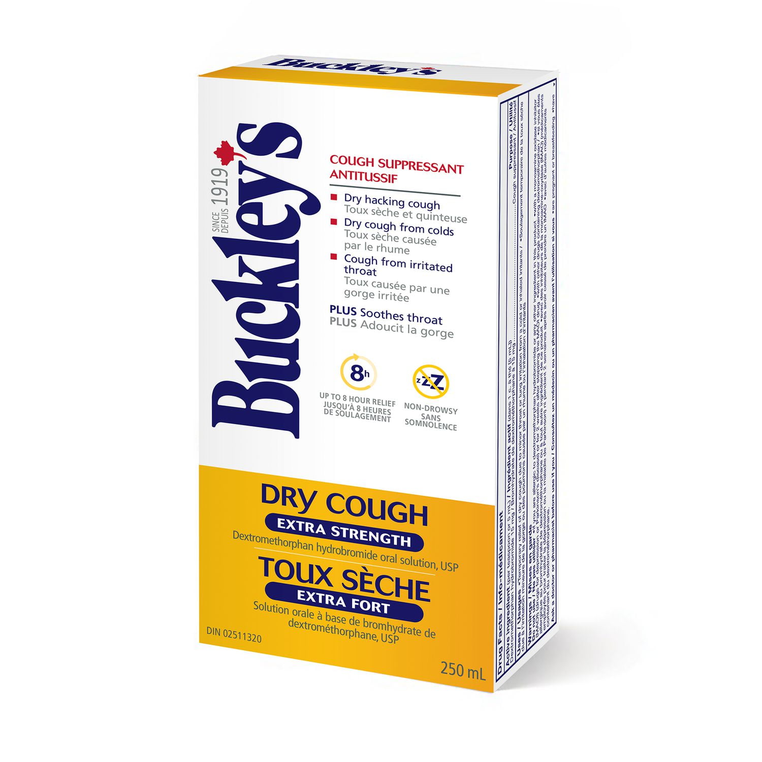 Buckley’s Dry Cough Extra Strength Cough Suppressant Syrup, 150ML, 150ML